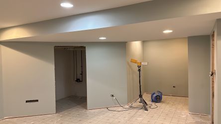 bathroom renovation and drywall and finishing and painting and much more