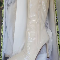 White High Heel Boots