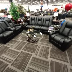 3pc Power Reclining Living Room Set 