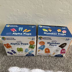 Alphabet And Number Pops