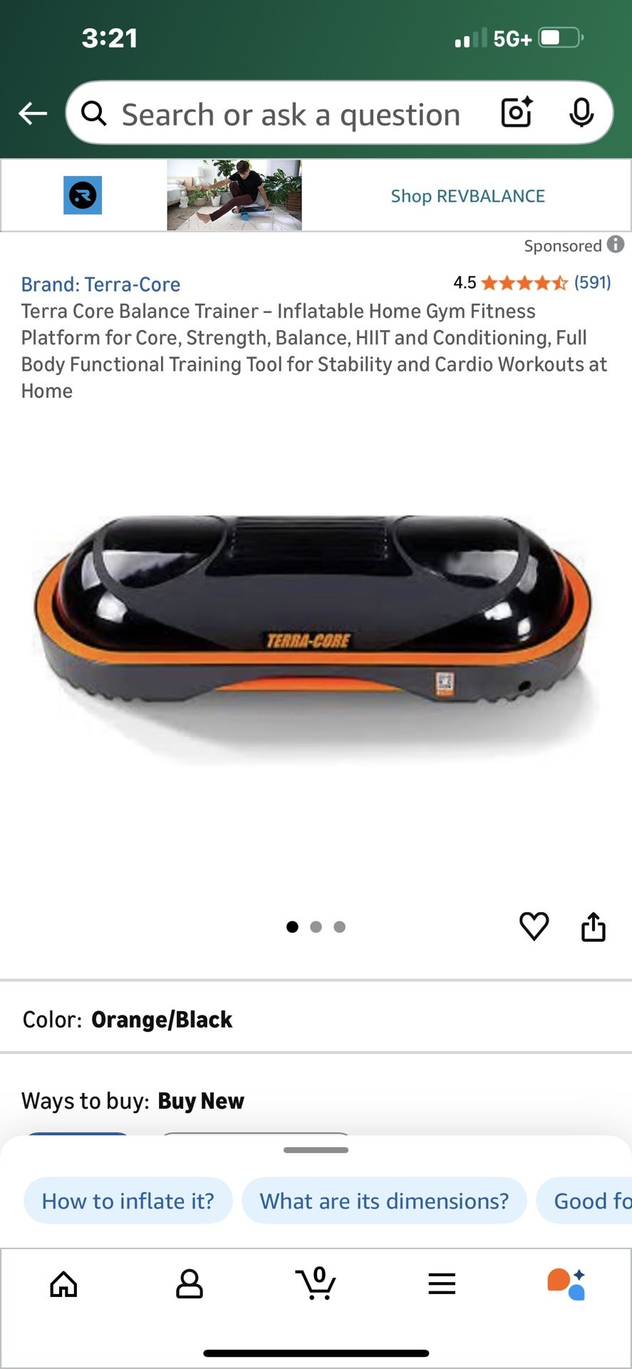 Terra Core Balance Trainer NEW CONDITION