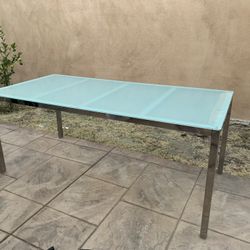 IKEA Glass Dining Table 