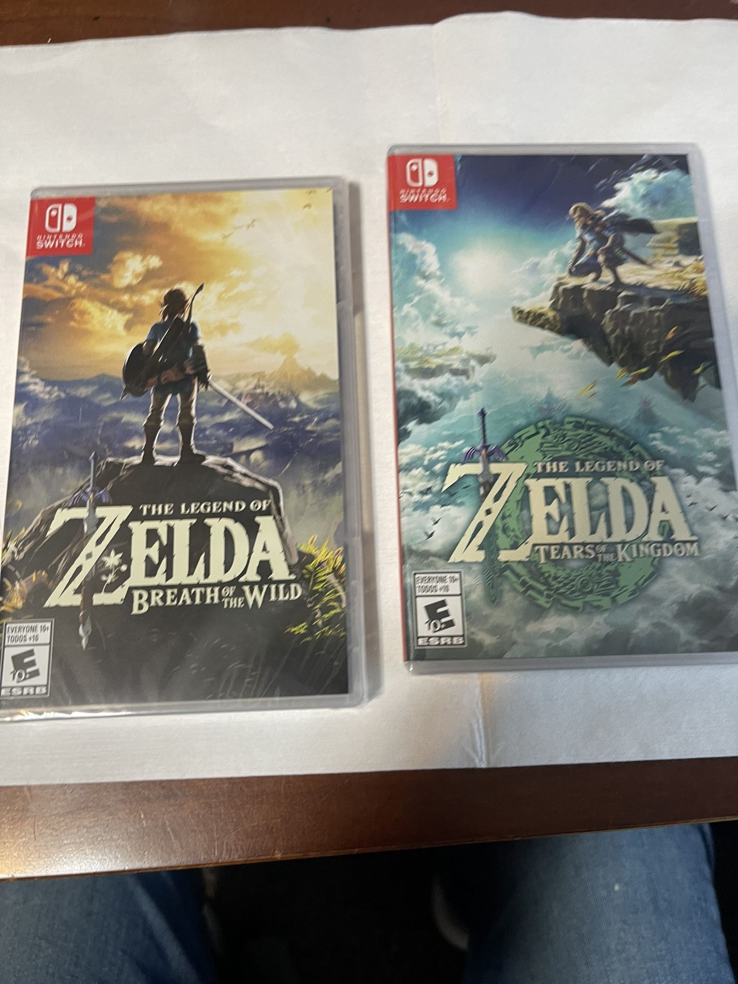Nintendo Switch The Legend of Zelda Breath of The Wild & Tears Of The Kingdom 