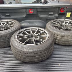 3 TSW Forged Wheels Rims 18x10.5 5x114.3 Bolt Pattern Nissan Honda Etc With Or Without Tires Set Of 3 Only