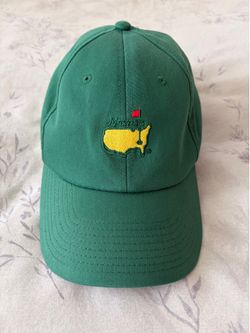 Masters Green Cotton American Needle Golf Hat Cap Embroidered Logo Adjustable