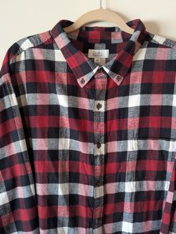 Croft And Barrow Men's Plaid Flannel Shirt - 4XB