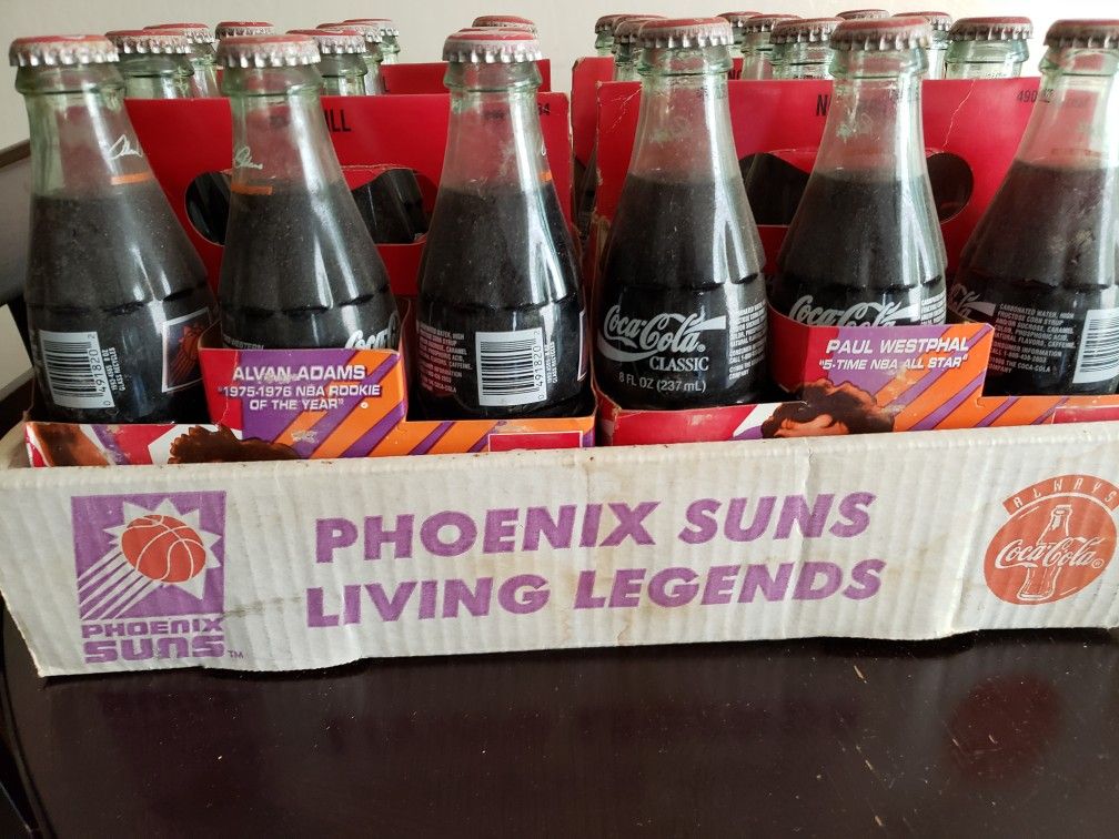 Coca Cola bottles NBA Phoenix Suns 1993 Western Conference Champions