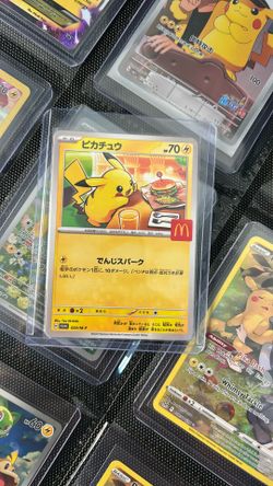 Pokemon Pikachu Japanese McDonald’s Promo 020/M-P