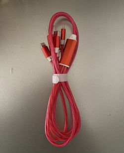 3 In One LED Lights charging Cables