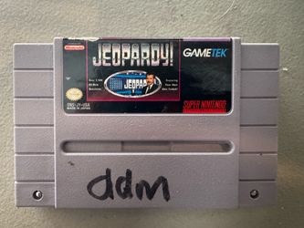 UNTESTED! Jeopardy (Super Nintendo SNES, 1992)