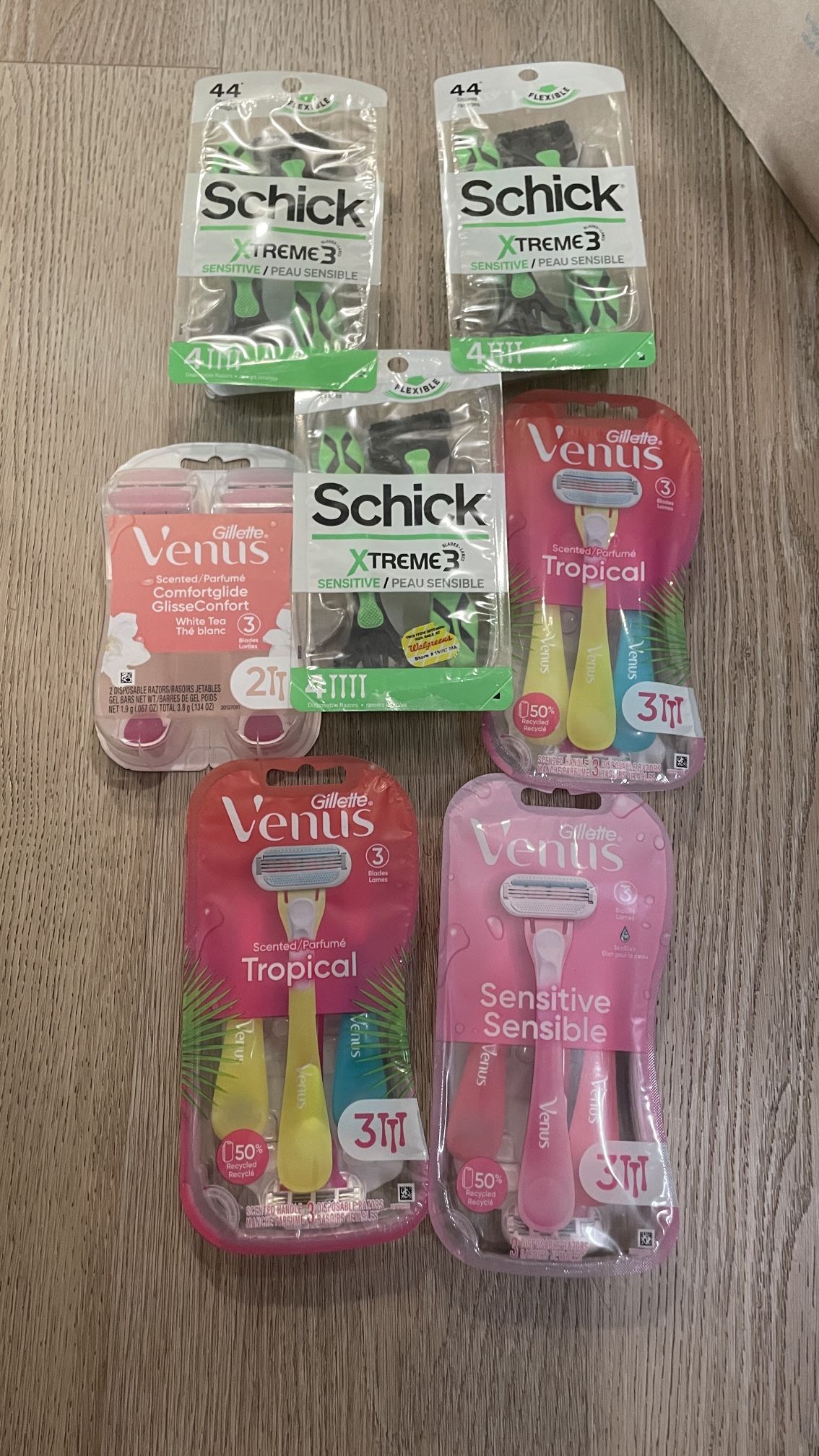 gillette Venus schick razors bundle $25