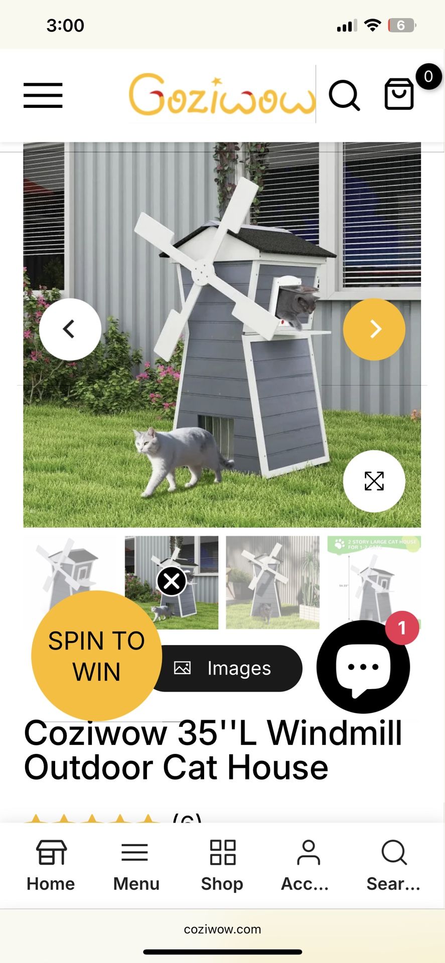 Cat House ( Windmill Shape