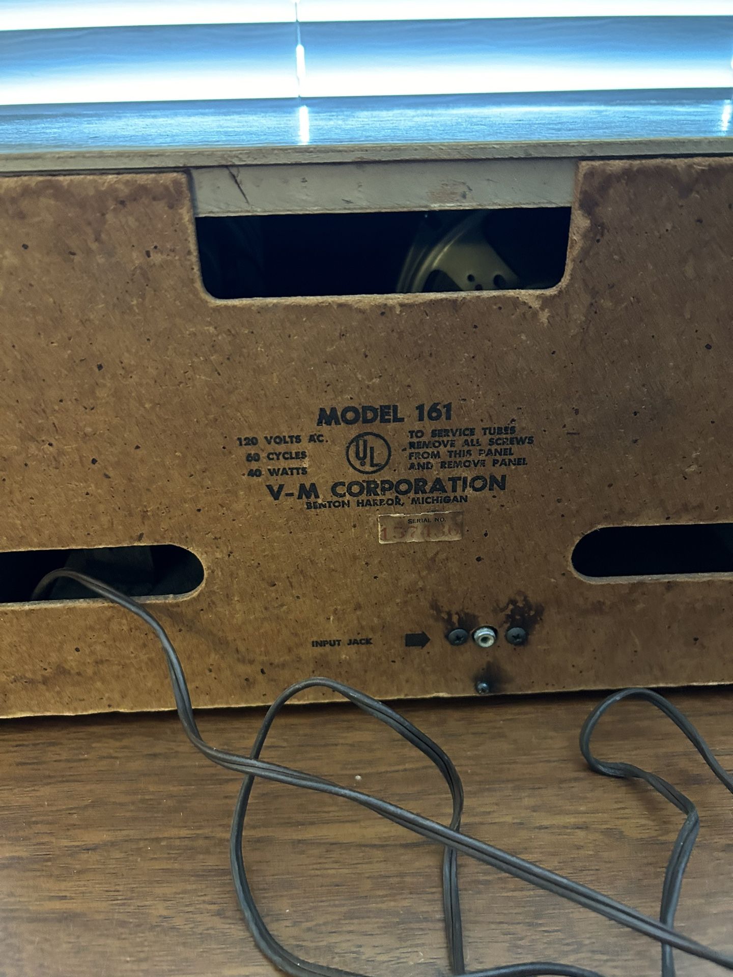 Voice Of Music Model 161 Vintage Tube Powered Speaker for Sale in ...