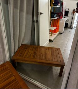 Target Patio Table, W/free Mirror- New, Never Used 