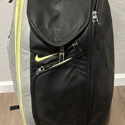 Court Tech 1 Racquet Bag Black, Silver, Neon Yellow NikeCourt Tennis