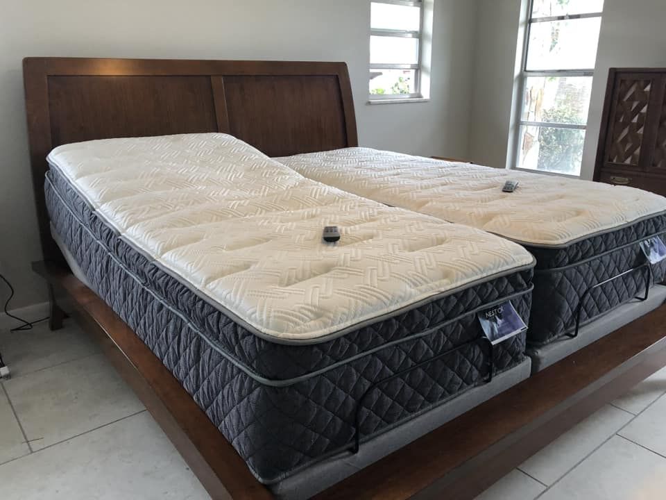 King Split Electric Adjustable Bed Frame & Mattress / Cali King -King - Split King - Queen - Full - Twin XL⭐️NEW -Warranty⭐️Take Home Today 39