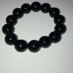 Obsidian bracelet