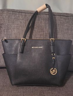 Michael Kors Black Tote Bag – Saffiano Leather