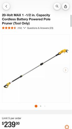 DeWalt 20V Max Pole Pruner