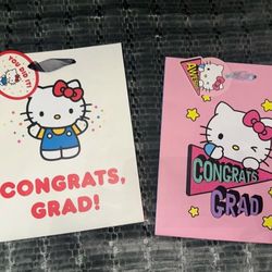 Sanrio Hello Kitty Graduation Gift Bags 