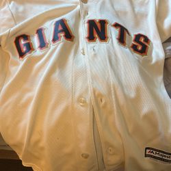 Giants Baseball Jersey Y m 10-12