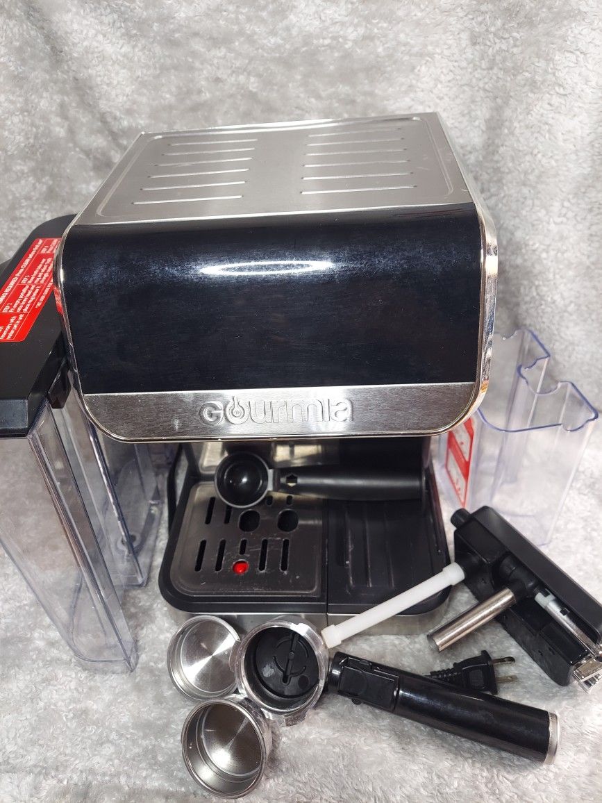 Gourmia Expresso Machine Expresso, Cappuccino, Latte Maker Must Pick Up