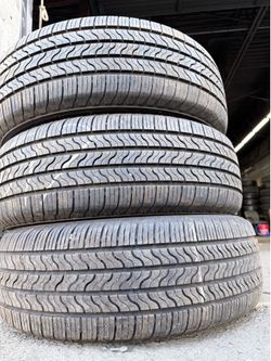 4 used 225/65/17 FIRESTONE ALL SEASON TIRES