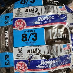 New Romex Wire 8/3