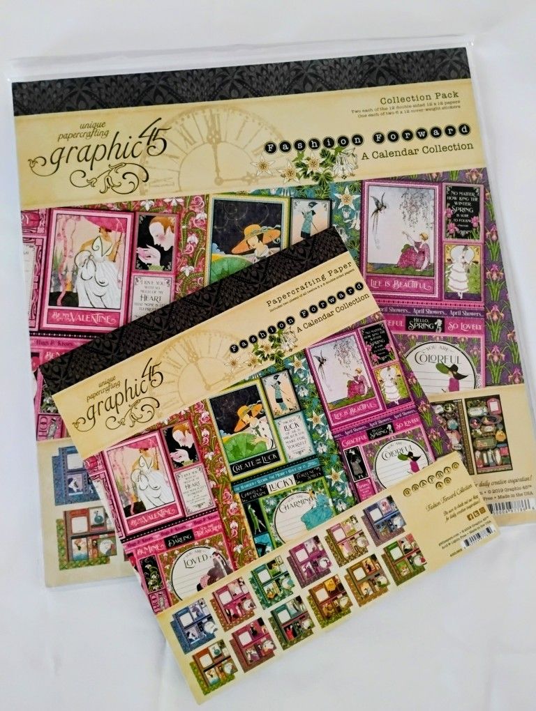 Graphic 45, Fashion Forward Calendar Collection!