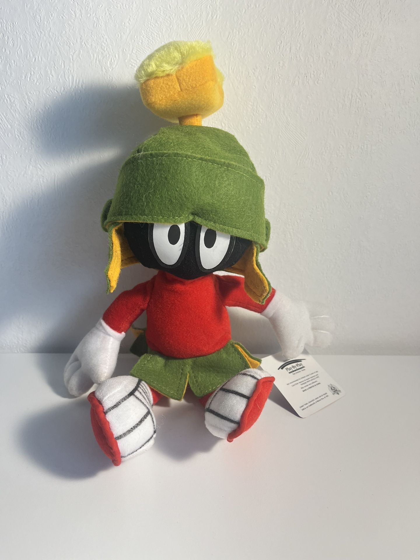 Vintage 1997 Looney Tunes Marvin The Martian Stuffed Plush