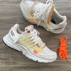 Size 7 Men’s/ 8 Women’s- Nike Air Presto x Off-White “White”