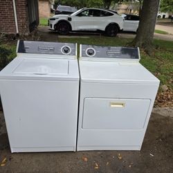 Whirlpool washer and dryer electric set both works excellent!! Both for $320