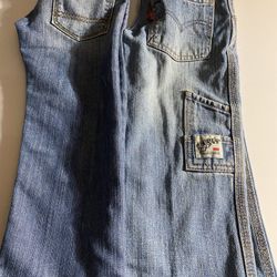 #192 Lot Of 2 Boys Levi’s 4 And 4s W Adj Waistbands. $5 Each