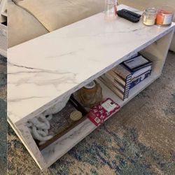 Faux Marble Coffee Table