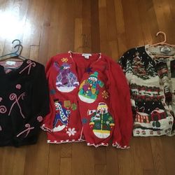 Sweaters, Vests, Dresses, Shirts For Christmas
