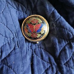 VINTAGE pill Box And Other Jewelry