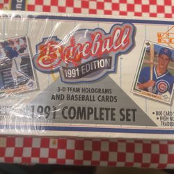 1991 Factory Sealed Upper Deck Complete Set Baseball Cards 