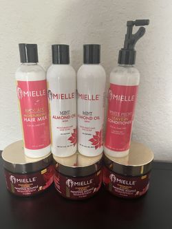 Mielle Organics Bundle – Twisting Soufflé, Oils, Leave-In (7 Items) 🔥 