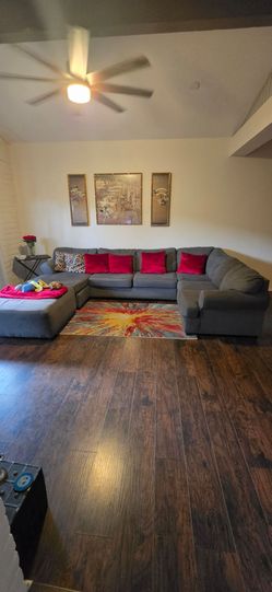 3 piece gray couch