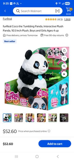Fur real coco tumbling panda