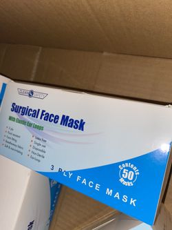 Surgical face masks