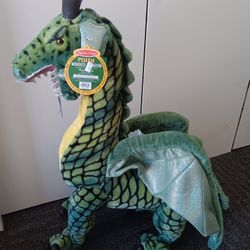 Melissa & Doug Giant Dragon Plush Stuffed Cuddle Big Soft Stuffed Animal 