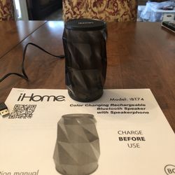 Bluetooth Color Changing Speaker IHome