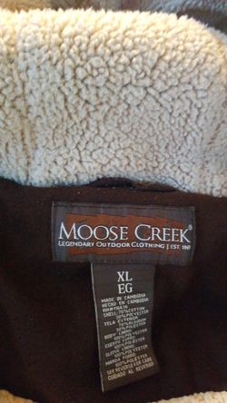 Most Creek Brown extra large fleece lined hoodie