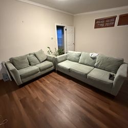 Couch and love seat set 