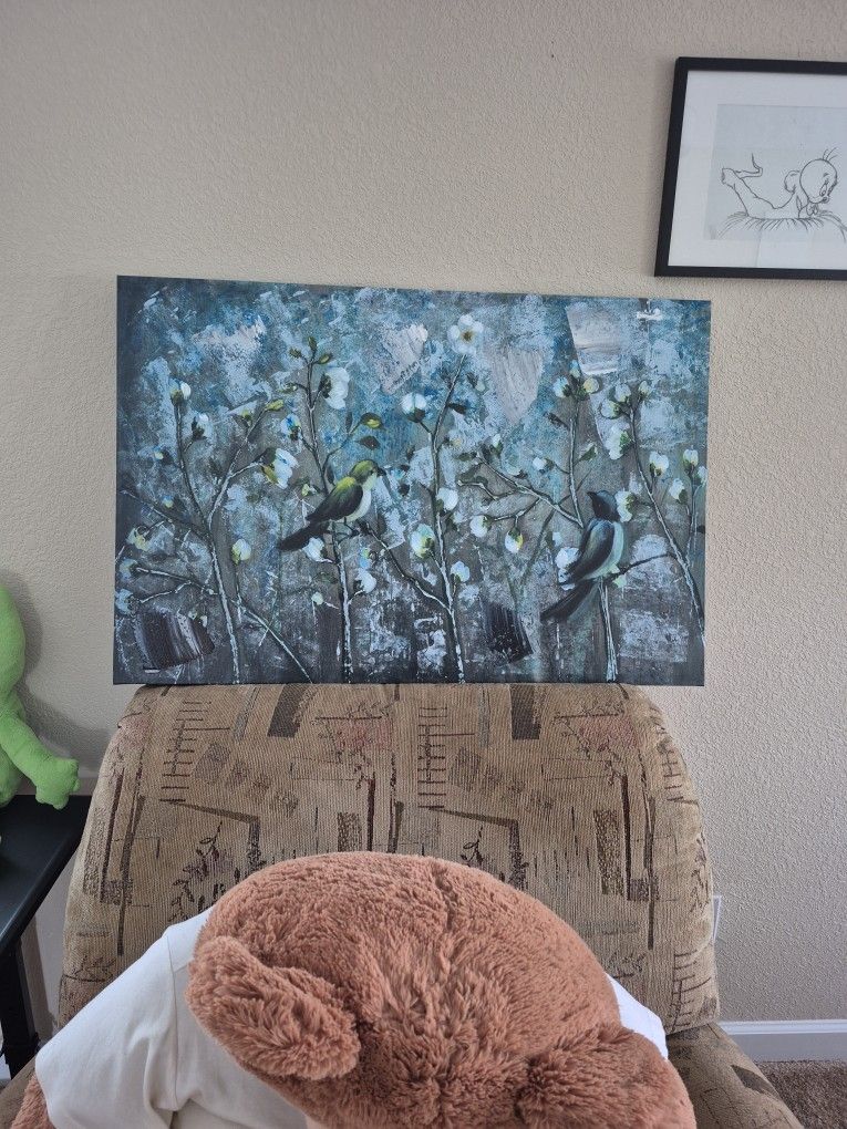 Canvas Pic: Bluebirds