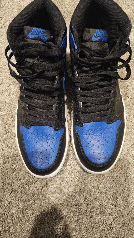 Jordan 1 2017 Royal Worn Once 