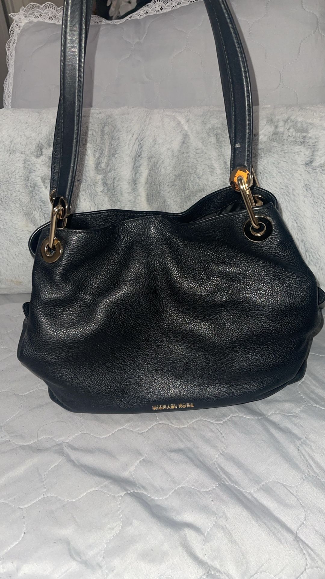 Black MK Tote Bag