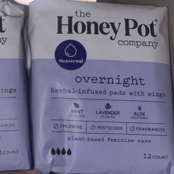Honeypot Company Overnight Pads 12 Count