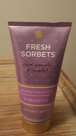 Fresh Sorbet iced peach & Violet